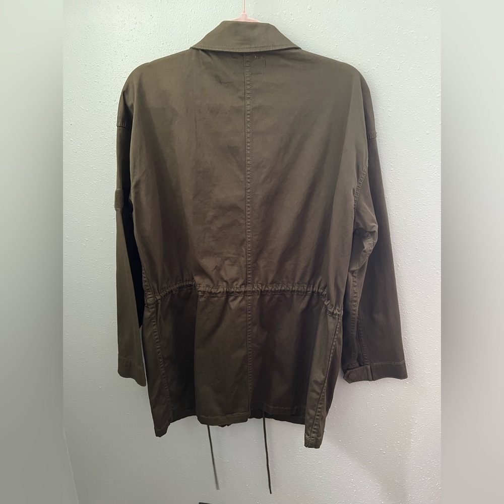 Current/Elliott The Updated Infantry Jacket In Army Green Size 2 New - Picture 3 of 13